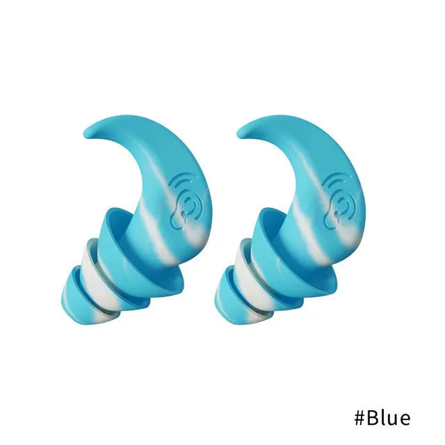 Anti Noise Silicone Earplug Sleep Noise Reduction Ear Plug Canceling Soundproof Ear Plugs Waterproof Swimming Soft Ear Protector