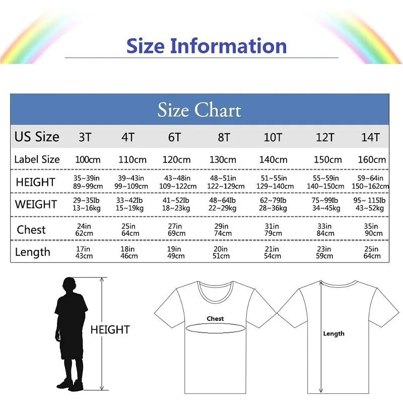 New Children Summer Tops Astronaut Cartoon T-shirt Baby Boys Short Sleeves Shirt 3-14T US Size Clothing