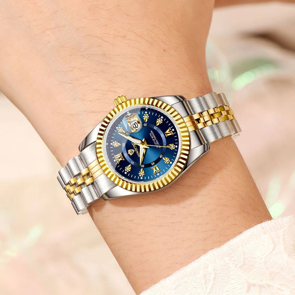 BINBOND Quartz Watches For Women Luminous Waterproof Ladies Watch Montre Femme Luxe De Marque Relojes Para Damas Mujer