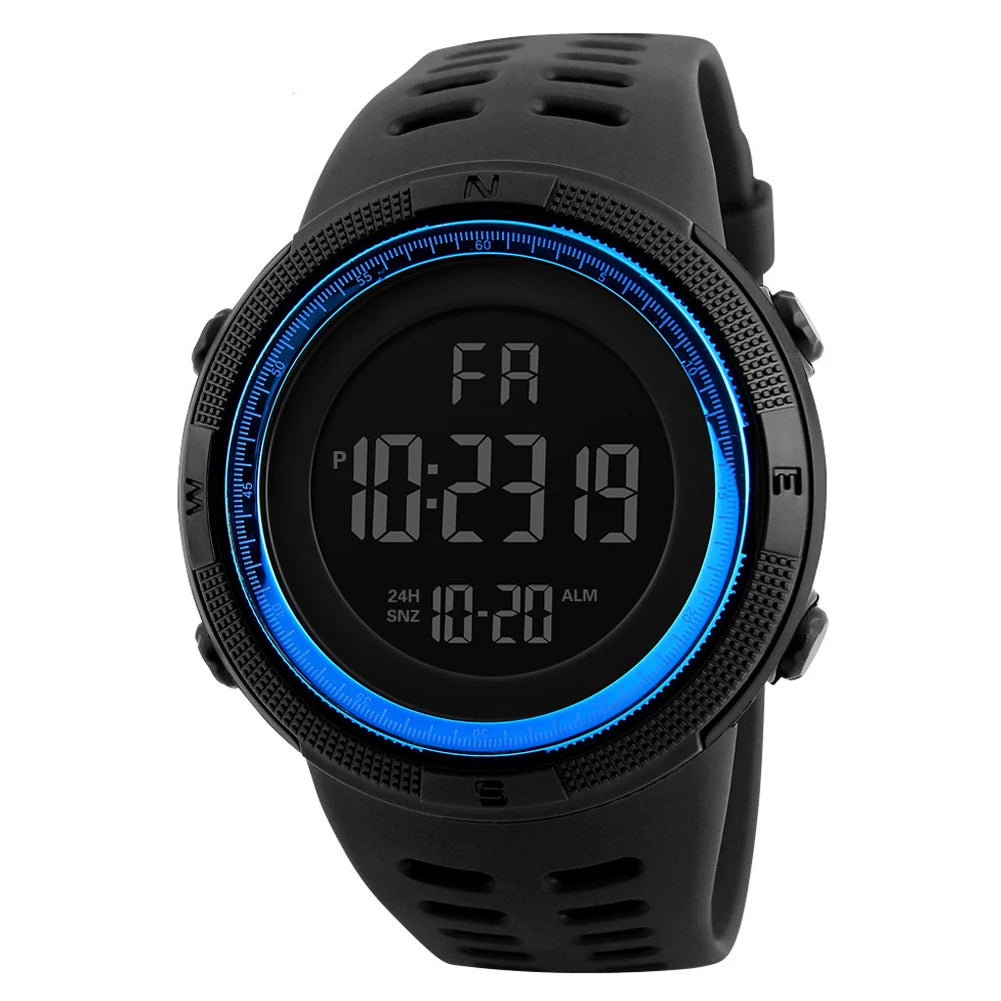 Electronic Watch For Mens Military Sports Watches Luminous Multifunction LED Digital Wristwatch for man kids Boy Student Teen