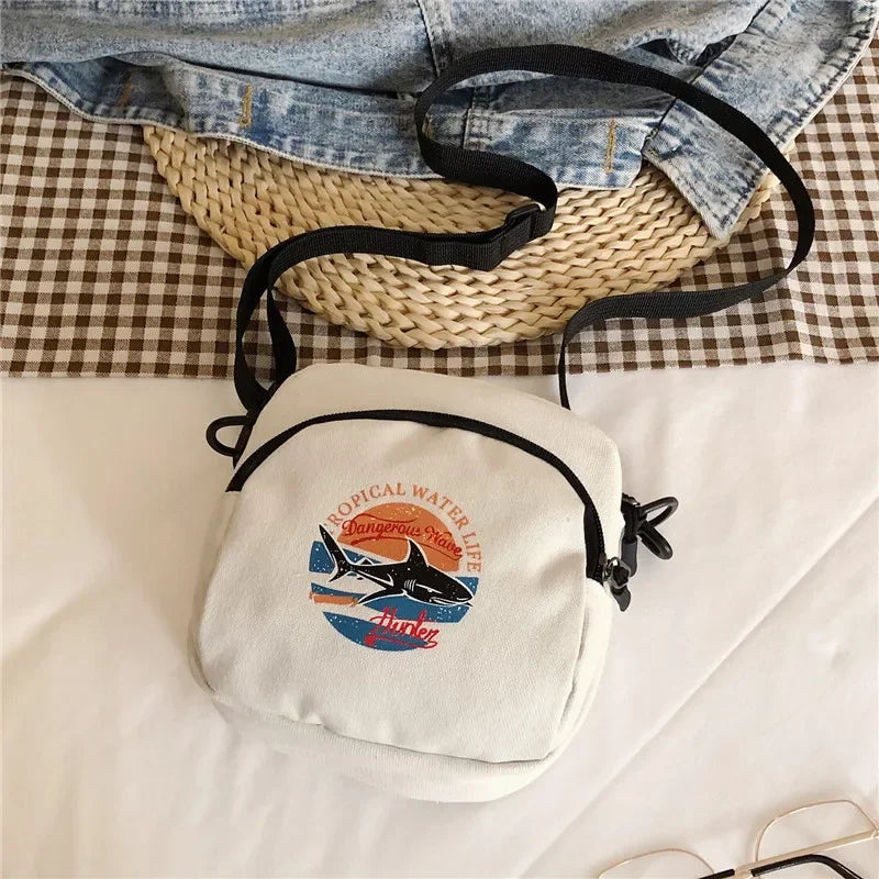 Mini Women's Bag Canvas Handbags Small Cloth Shoulder Crossbody Bags for Women 2023 Ladies Purse Phone Sac A Main Femme Bolsas