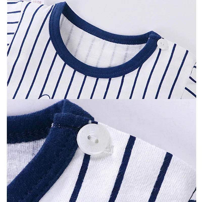 Summer Children Clothes Suit Kid T-shirt Baby Boy Girl Vest Clothing Set 2 Pieces Cotton Baby Shirt Shorts Baby Clothing Sets