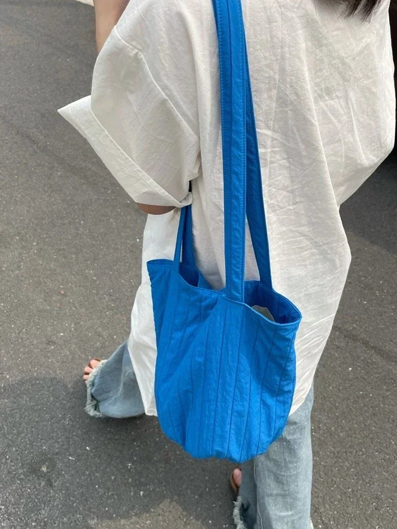 Women's Casual Tote Bag – Reusable Shoulder Shopping Bag