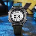 Electronic Sports Watch for Men Children Teen Luminous Waterproof Digital Wristwatch Stopwatch Date Alarm Clock Silicone Strap