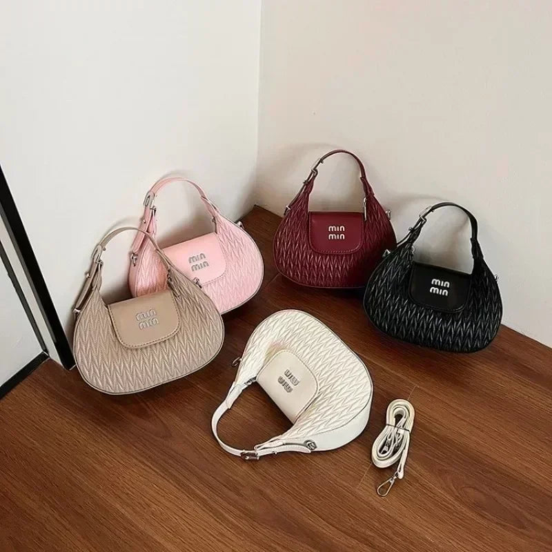 Classic Leather Diaper Bag Designer Paris Vintage Original Textured Square Satchel Ladies Crossbody Purse