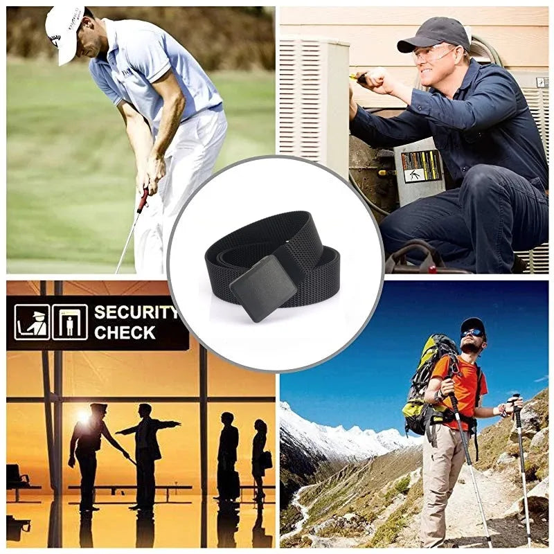 Military Automatic Buckle Nylon Belt Outdoor Hunting Multifunctional Tactical Canvas Belt High Quality Men Belt