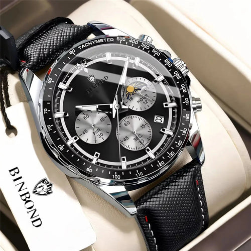 New Digital Sports Chornograph Gifts Mens Watches For Man Luxury Automatic Watch Men Fashion Quartz Wristwatches Leather Clock