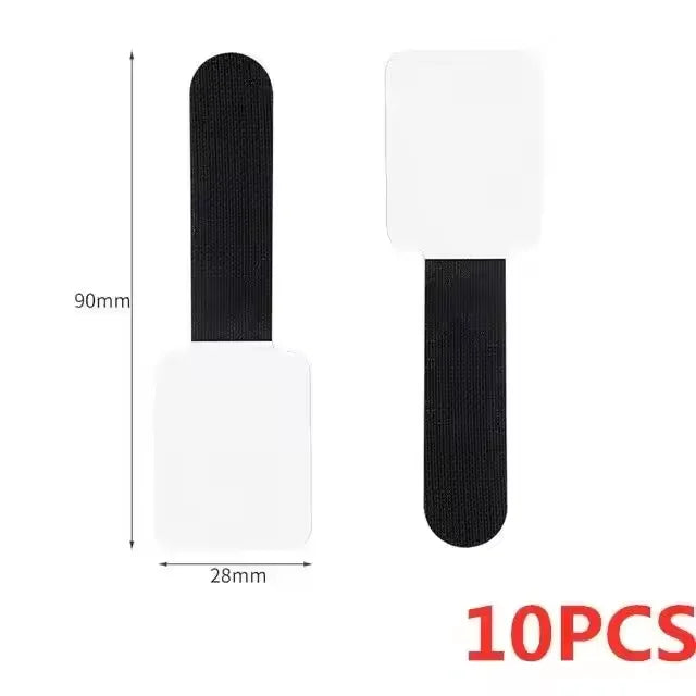 Reusable Cable Ties Fastening Wire Organizer Cord Rope Holder Self Adhesive Adjustable Cord Organizer Straps Desk Management