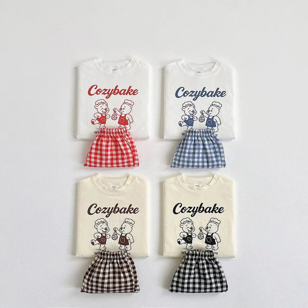 New Summer Clothing Short Sleeve Suit Print Cartoon T-shirt + Shorts Kids Two Piece Set Children's Clothes Casual Tracksuit