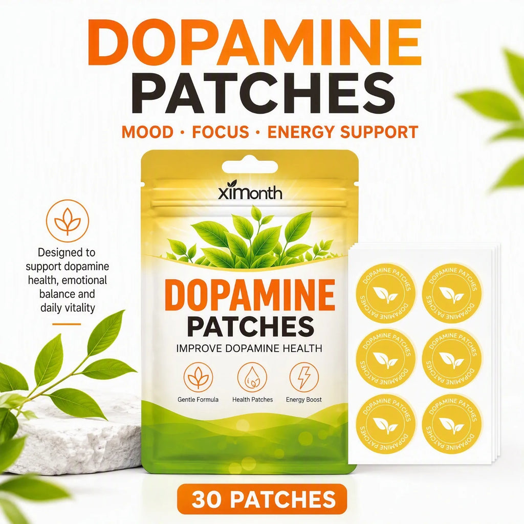 Dopamine Patches Mild Convenient Boosts Positive Mood Mental Clarity Long Lasting Daily Work Study Use