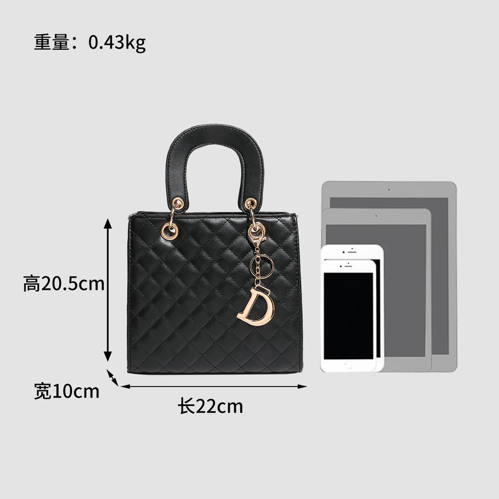 Women's PU Leather Crossbody Tote Bag – Large-Capacity Travel Shoulder Handbag