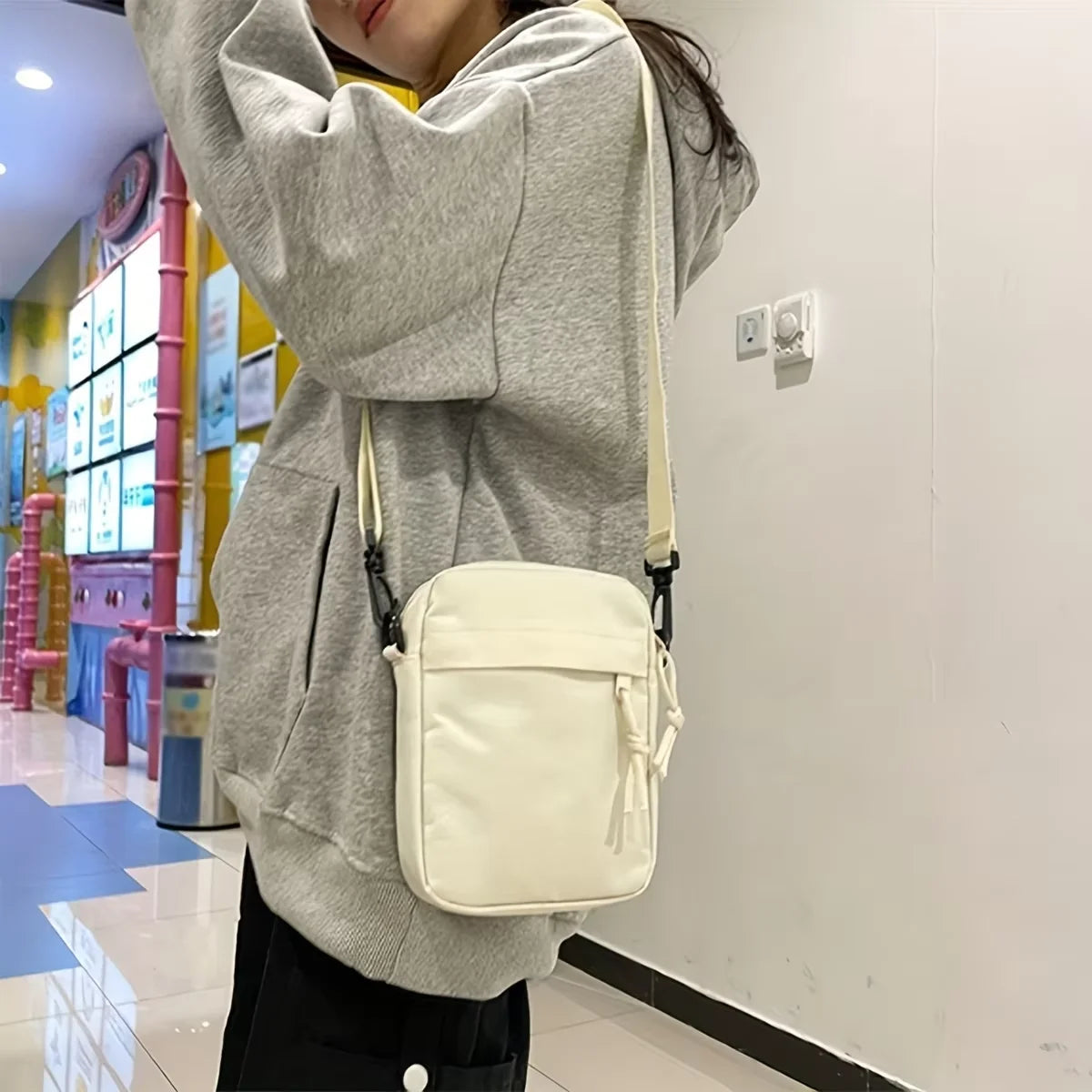Sen Small Body Bag Ins Fashion Brand Shoulder Bag Sports Leisure Small Backpack Female Simple Crossbody Bag A Suit