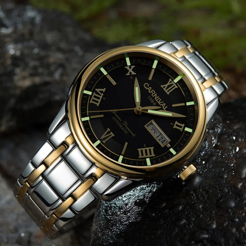Top Brand Luxury Carnival Mechanical Watch for Men Automatic Waterproof Luminous Reloj Hombre Montre Homme Men's Watches Clock