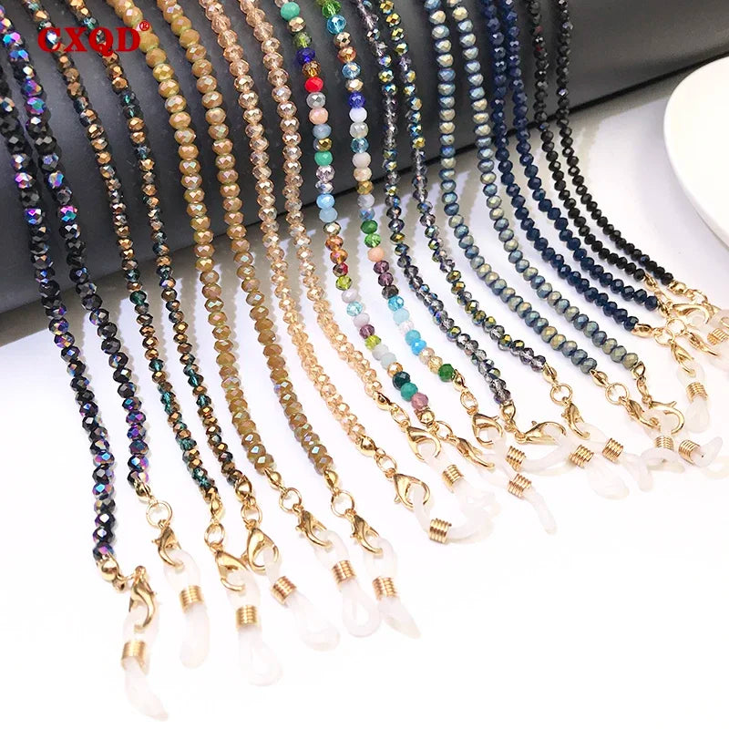 Beaded Eyeglass Chain for Women – 4mm Fashion Glasses & Sunglasses Strap