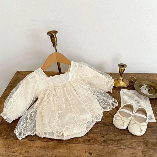 2025 New Autumn 0-24M Baby Girl Clothing Infant Baby Girls Jumpsuit Long Sleeved Cotton Print Toddler Baby Girl Romper