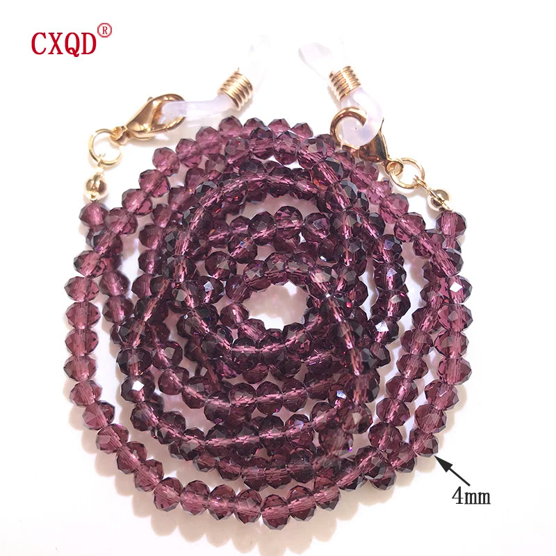 Beaded Eyeglass Chain for Women – 4mm Fashion Glasses & Sunglasses Strap