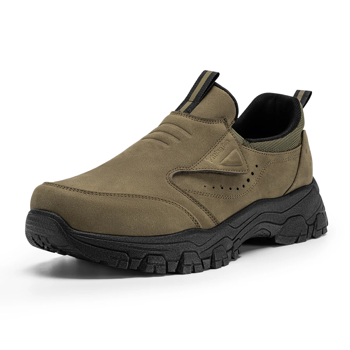 FitVille Mens Loafers Non Slip Walking Flats Breathable Outdoor Slip on Casual Shoes for Male Work Office Driving Sneakers