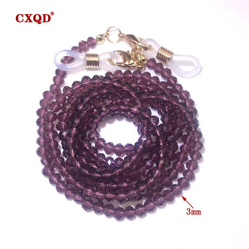 Beaded Eyeglass Chain for Women – 4mm Fashion Glasses & Sunglasses Strap