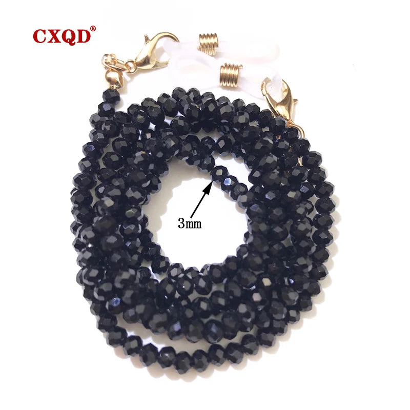 Beaded Eyeglass Chain for Women – 4mm Fashion Glasses & Sunglasses Strap
