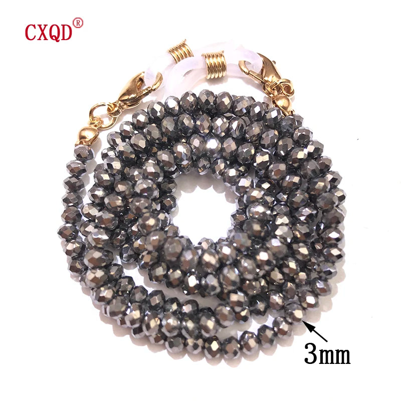 Beaded Eyeglass Chain for Women – 4mm Fashion Glasses & Sunglasses Strap