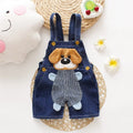 DIIMUU Summer 1-3Y Children Kids Baby Boys Denim Pants Infants Girls Short Overalls Clothing Kid Casual Cartoon Print Bottoms